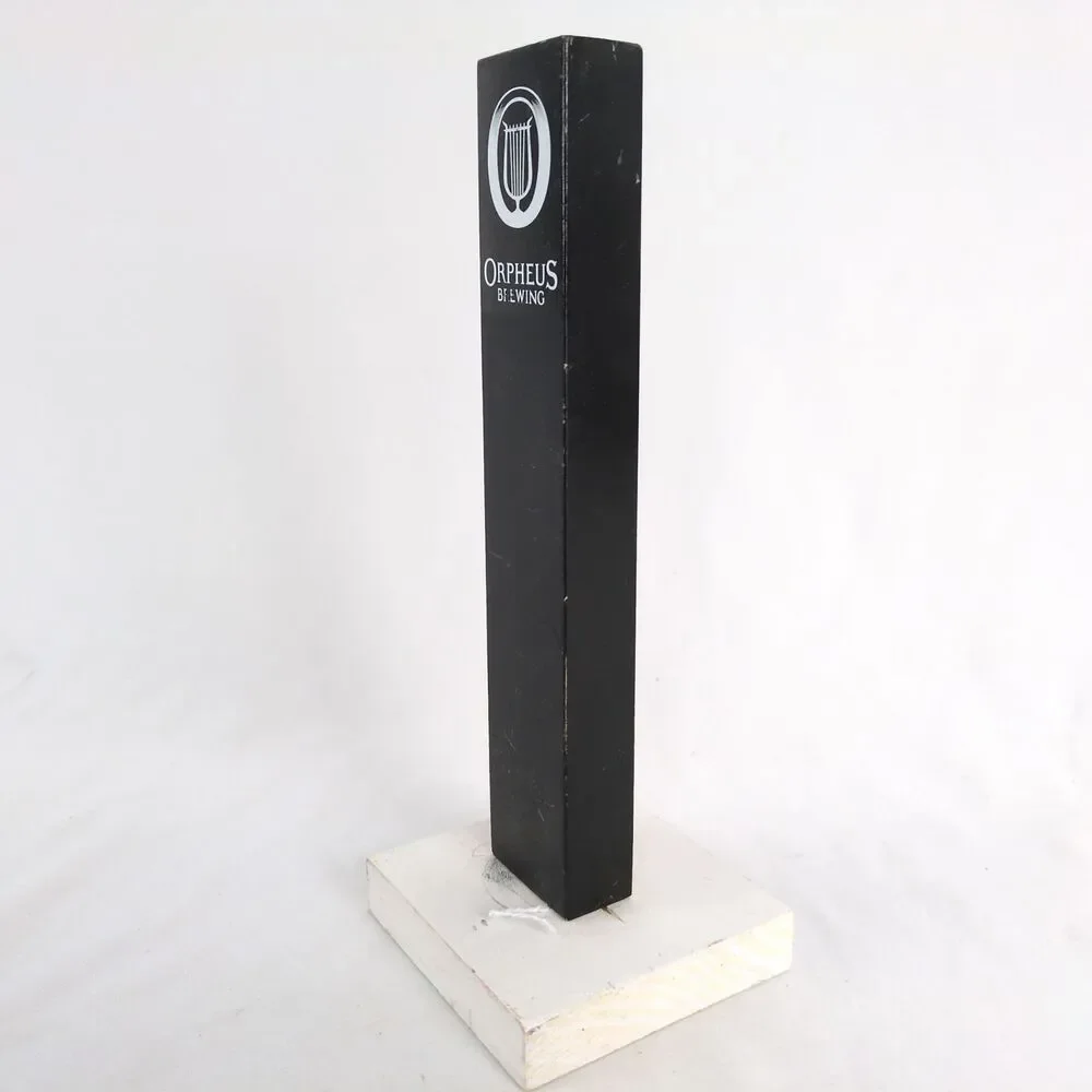 Orpheus Brewing Wooden‎ Beer Tap Handle on Stand 8.75